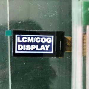 128x64 COG LCD montre ak limyè tounen