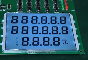 Digital Segman LCD Pou Estasyon Gaz