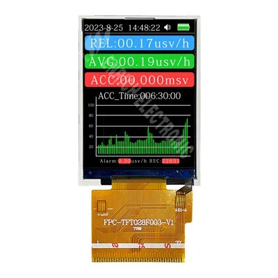 2.8 Segondè rezolisyon TFT LCD
